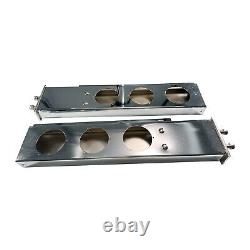 For Semi Trucks, Spring Loaded 3.75 Bolt 30 Stainless Steel Mud Flap Hanger Set