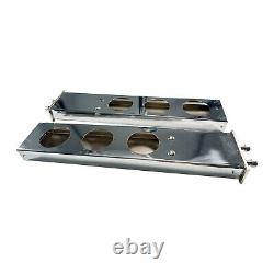 For Semi Trucks, Spring Loaded 3.75 Bolt 30 Stainless Steel Mud Flap Hanger Set