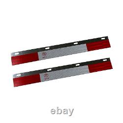 For Semi Trucks, Spring Loaded 3.75 Bolt 30 Stainless Steel Mud Flap Hanger Set