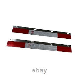For Semi Trucks, Spring Loaded 3.75 Bolt 30 Stainless Steel Mud Flap Hanger Set