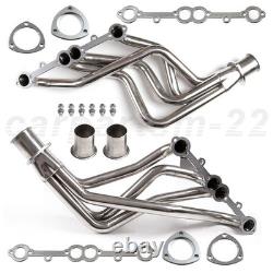 For Small Block Chevy GMC Heavy Duty Truck 73-85 Header Exhaust Stainless Steel