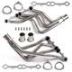 For Small Block Chevy Heavy Duty Truck Header Set Stainless Steel 1973-1985