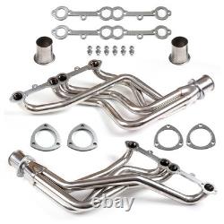 For Small Block Chevy Heavy Duty Truck Header Set Stainless Steel 1973-1985
