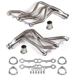For Small Block Chevy Heavy Duty Truck Header Set Stainless Steel 1973-1985
