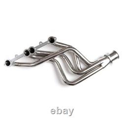 For Small Block Chevy Heavy Duty Truck Header Set Stainless Steel 1973-1985