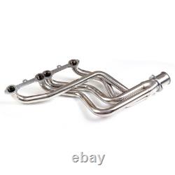 For Small Block Chevy Heavy Duty Truck Header Set Stainless Steel 1973-1985