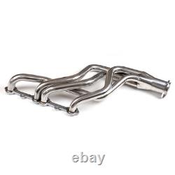 For Small Block Chevy Heavy Duty Truck Header Set Stainless Steel 1973-1985
