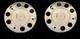 For Volvo Truck & Bus Universal Stainless Steel 22.5 Wheel Covers 2 Pcs