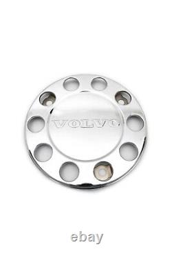 For Volvo TRUCK & BUS UNIVERSAL STAINLESS STEEL 22.5 WHEEL COVERS 2 Pcs