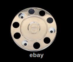 For Volvo Truck Stainless Steel 22.5 Truck Wheel Trim Covers 4 Pcs