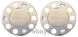 For Volvo Truck Stainless Steel 22.5 Truck Wheel Trim Covers 6 Pcs