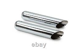 Ford F150 F250 09-19 Flow II Stainless Muffler Dual Truck Exhaust Kit Chrome Tip