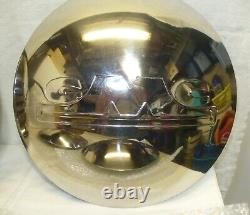 Four 1947 Early 1955 GMC 1/2 ton Truck Stainless Steel Hubcap with Plain Logo