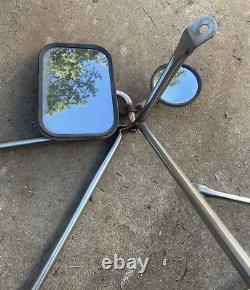 Full size Truck van SUV Tow Mirrors Stainless Steel Ford Chevy Dodge