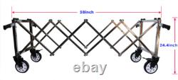 Funeral Stretcher Truck Casket Church Truck Foldable Stainless Steel Trolley