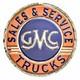 Gmc Trucks Sales & Service Stainless Steel Wall Hanging Sign 22