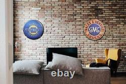 GMC Trucks Sales & Service Stainless Steel Wall Hanging Sign 22