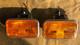 Grote Usa 9210 Halogen Fog Stainless Steel Lights Amber New Old Stock Car Truck