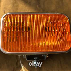 GROTE USA 9210 Halogen Fog Stainless Steel Lights Amber New Old Stock Car Truck