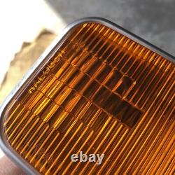 GROTE USA 9210 Halogen Fog Stainless Steel Lights Amber New Old Stock Car Truck