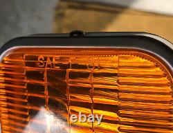 GROTE USA 9210 Halogen Fog Stainless Steel Lights Amber New Old Stock Car Truck
