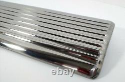 Glove Box Door Polished Stainless Ribs For 1947-53 Chevrolet Pickup Truck