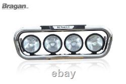 Grill Bar For Renault Magnum Mack Chrome Stainless Steel Front Lamps Bar Truck