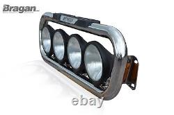 Grill Bar For Renault Magnum Mack Chrome Stainless Steel Front Lamps Bar Truck