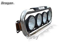 Grill Bar For Renault Magnum Mack Chrome Stainless Steel Front Lamps Bar Truck