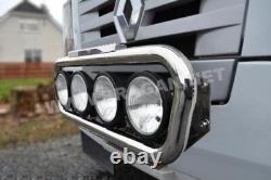 Grill Bar For Renault Magnum Mack Chrome Stainless Steel Front Lamps Bar Truck