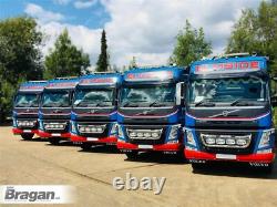 Grill Bar + Jumbo Spot + Side LEDs For Volvo FM Series 2&3 Stainless Steel Truck