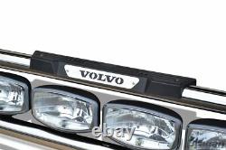 Grill Bar + Jumbo Spot + Side LEDs For Volvo FM Series 2&3 Stainless Steel Truck