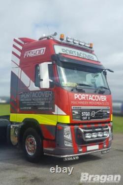 Grill Bar + Jumbo Spot + Side LEDs For Volvo FM Series 2&3 Stainless Steel Truck