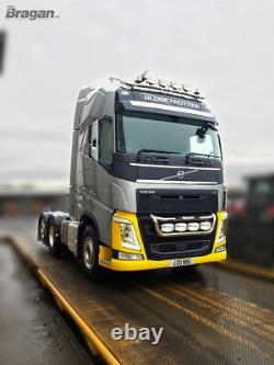 Grill Bar + Jumbo Spot + Side LEDs For Volvo FM Series 2&3 Stainless Steel Truck