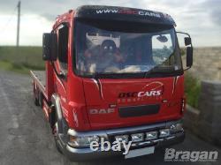 Grill Bar + LEDs For Kenworth K270 2014+ Chrome Stainless Steel Lamps Truck