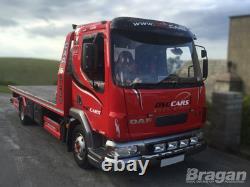 Grill Bar + LEDs For Kenworth K270 2014+ Chrome Stainless Steel Lamps Truck