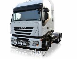 Grill Bar + Spot For Iveco Stralis Cube Hi-Way Active Day Stainless Steel Truck