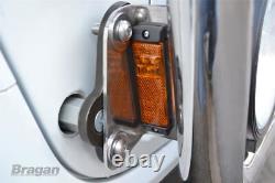 Grill Bar + Step Pad + Side LED For Volvo FL 06+ Polished Stainless Steel Truck