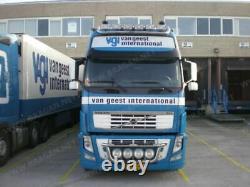 Grill Bar + Step Pads For Volvo FH Series 2&3 Polished Stainless Steel Truck bar