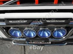 Grill Bar + Step Pads For Volvo FH Series 2&3 Polished Stainless Steel Truck bar