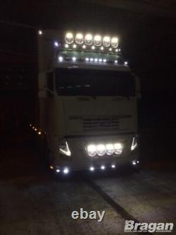 Grill Bar + Step Pads For Volvo FH Series 2&3 Polished Stainless Steel Truck bar