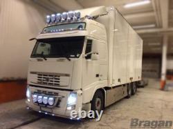 Grill Bar + Step Pads For Volvo FH Series 2&3 Polished Stainless Steel Truck bar