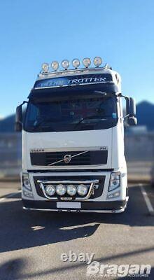 Grill Bar + Step Pads For Volvo FH Series 2&3 Polished Stainless Steel Truck bar
