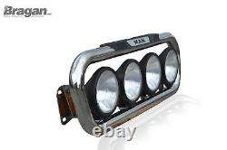 Grill Light Bar B For MAN TGX 2015-2020 Euro 6 Stainless Steel Truck Front Tube