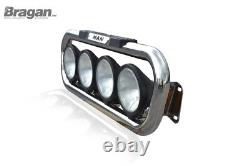 Grill Light Bar B For MAN TGX 2015-2020 Euro 6 Stainless Steel Truck Front Tube