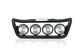 Grill Light Bar D Black + Leds For Renault Midlum Stainless Steel Truck Front