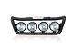 Grill Light Bar D Black + Leds For Volvo Fl 2006+ Stainless Steel Truck Front