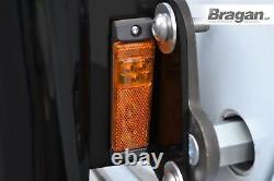 Grill Light Bar D BLACK + LEDs For Volvo FL 2006+ Stainless Steel Truck Front