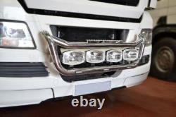 Grill Light Bar Type C For MAN TGX 2015-2020 Euro 6 Stainless Steel Truck Front
