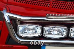 Grill Light Bar Type C For MAN TGX 2015-2020 Euro 6 Stainless Steel Truck Front